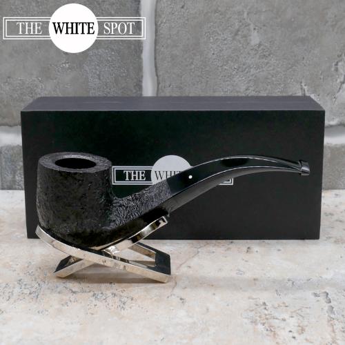 Alfred Dunhill - The White Spot Shell Briar 5115 Group 5 Bent Pot Pipe (DUN869)