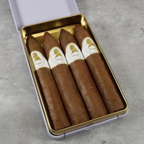 Davidoff Winston Churchill Traveller Belicoso Cigar - Tin of 4