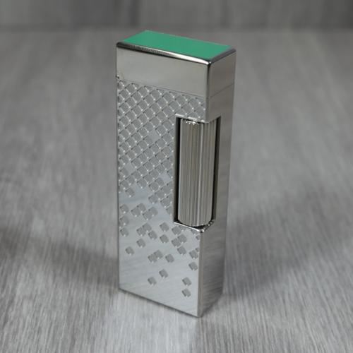 Dunhill Rollagas Lighter - Diamond Palladium Plated