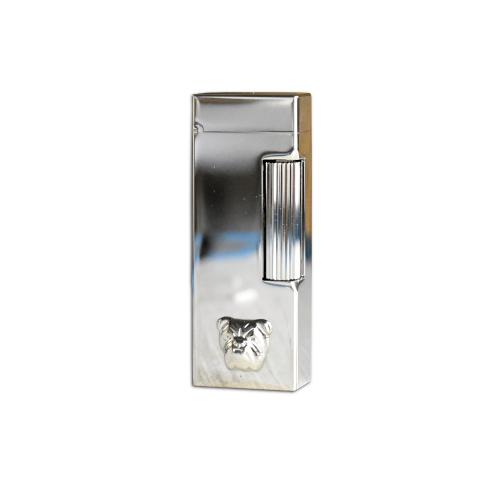 Dunhill - Bulldog Palladium Plated Rollagas Lighter