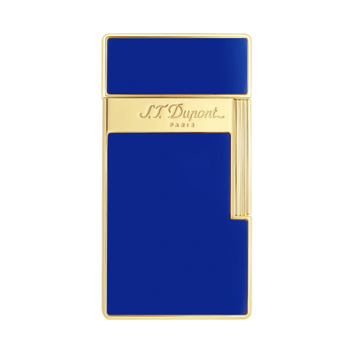 ST Dupont Lighter - Biggy - Gold & Blue