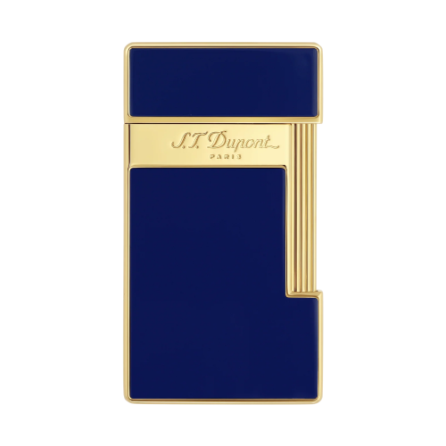 ST Dupont Lighter - Slimmy - Blue & Gold