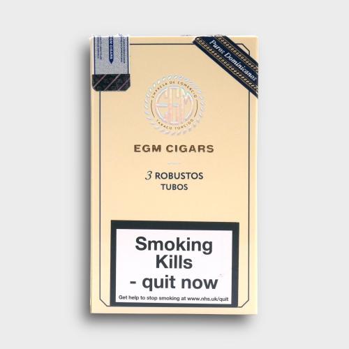 EGM Cigars Robusto Tubos - Box of 3