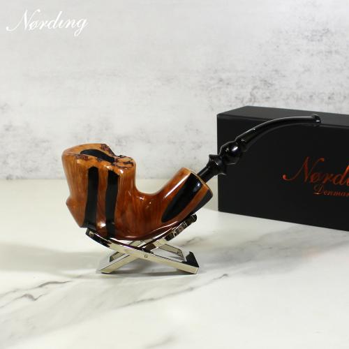 Erik Nording Signature Smooth And Rustic Fishtail Pipe (EN171)