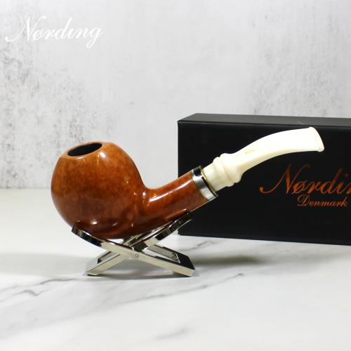 Erik Nording Royal Flush Joker White Stem Fishtail Pipe (EN198)