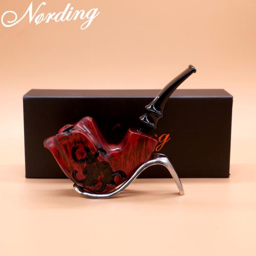 Erik Nording Freehand Fantasy Bent Fishtail Pipe (EN222)