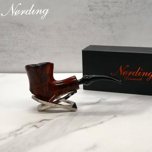 Erik Nording Freehand Orange Grain 2 Fishtail Pipe (EN224)