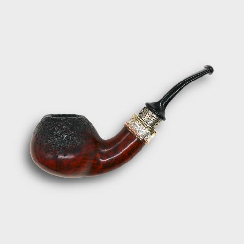 Erik Nording Double Silver Brown #3 Fishtail Pipe (EN255)