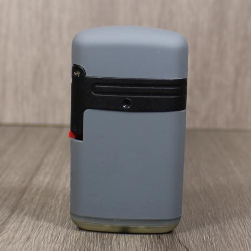 Easy Torch Double Jet Cross Lighter - Grey