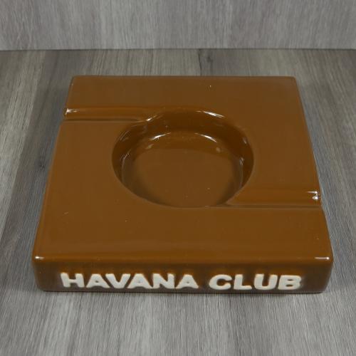 Havana Club Collection Ashtray - El Duplo Double Cigar Ashtray - Brown