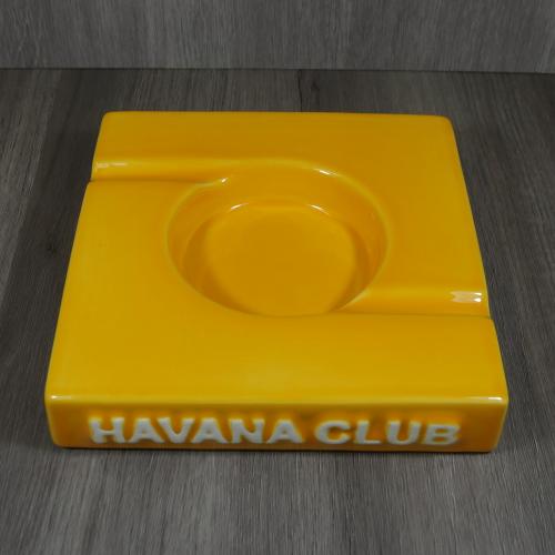 Havana Club Collection Ashtray - El Duplo Double Cigar Ashtray - Corn Yellow