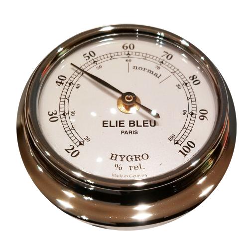 Elie Bleu Small Palladium Finish Hygrometer