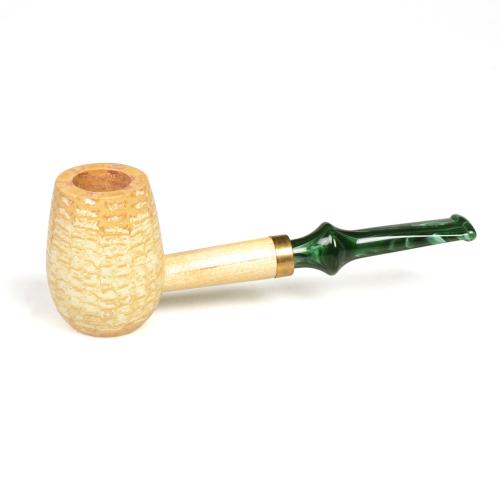 Missouri Corn Cob Emerald Straight Pipe