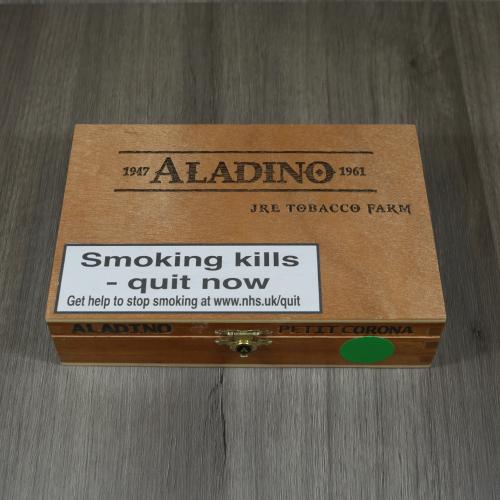 Empty Aladino Corojo Petit Corona Cigar box