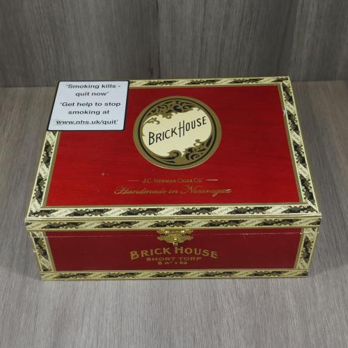 Empty Brick House Short Torp Double Connecticut Red Cigar Box