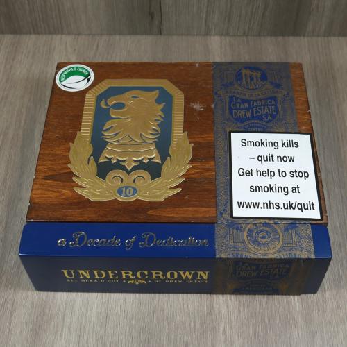 Empty Drew Estate Undercrown A Decade of Dedication Cigar Box