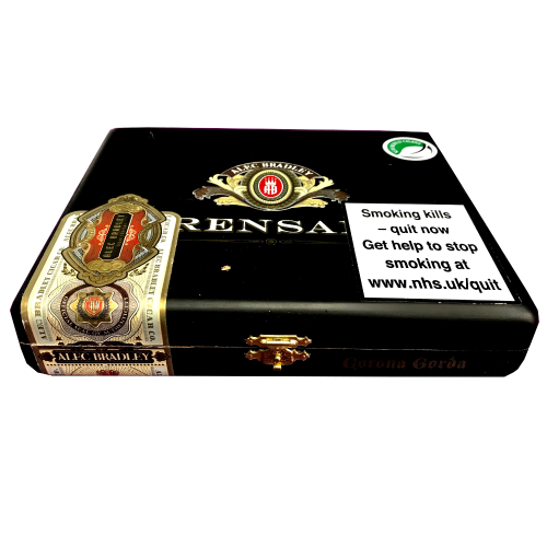 Empty Alec Bradley Prensado Corona Gorda Cigar Box
