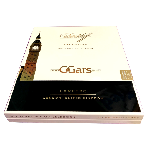 Empty Davidoff Exclusive Orchant Seleccion Lancero Cigar Box