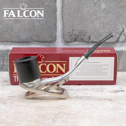 Falcon Standard Smooth Bent Briar Fishtail Pipe (FAL532)