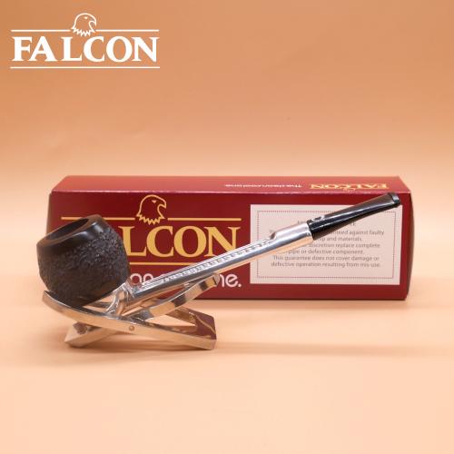 Falcon Standard Rustic Straight Briar Fishtail Pipe (FAL591)