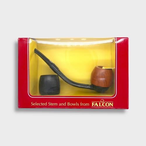 Falcon Hunter Pipe & Bowl Gift Set - Bent Fishtail (FAL656)