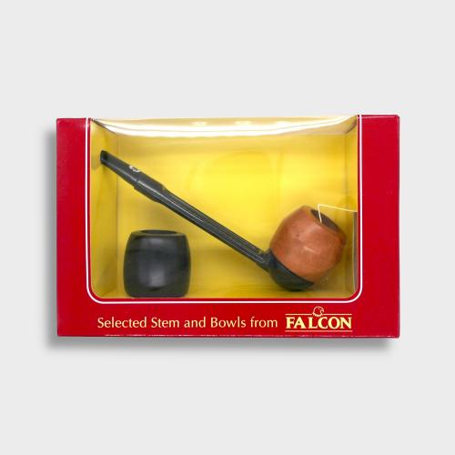 Falcon Hunter Pipe & Bowl Gift Set - Straight Fishtail (FAL664)