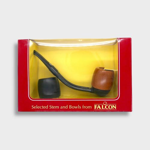Falcon Hunter Pipe & Bowl Gift Set - Bent Fishtail (FAL666)