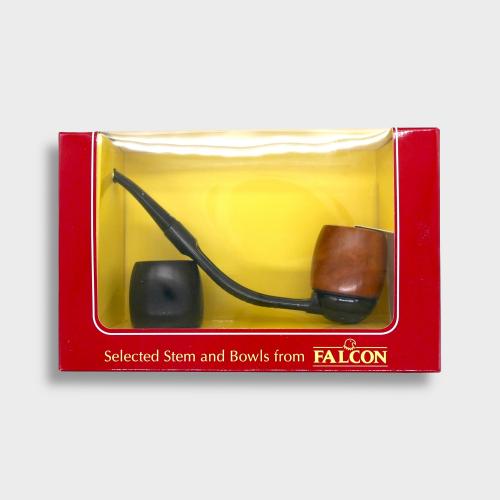 Falcon Hunter Pipe & Bowl Gift Set - Bent Fishtail (FAL668)