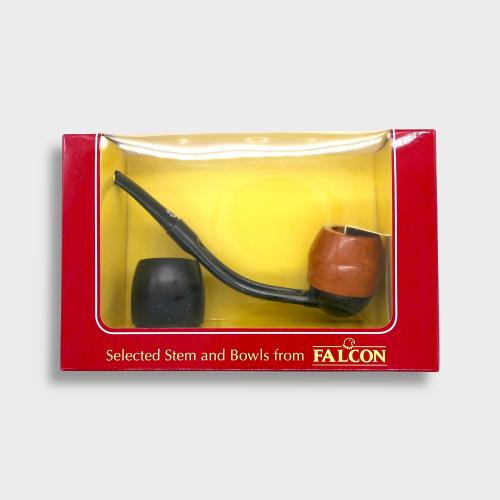 Falcon Hunter Pipe & Bowl Gift Set - Bent Fishtail (FAL674)