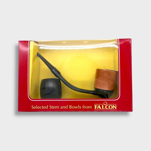 Falcon Hunter Pipe & Bowl Gift Set - Bent Fishtail (FAL676)
