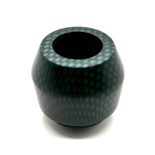 Falcon Carbon Finish Smooth Bulldog Replacement Bowl - Green (FLB27)
