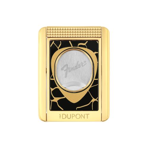 ST Dupont Cigar Cutter & Cigar Stand - Fender - Black & Gold