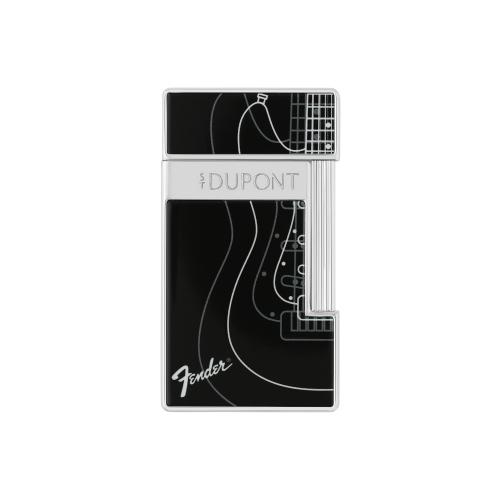 ST Dupont Lighter - Slimmy - Fender - Black & Chrome