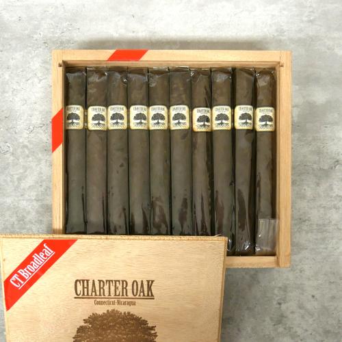 Foundation Charter Oak CT Broadleaf Lonsdale Cigar - Box of 20
