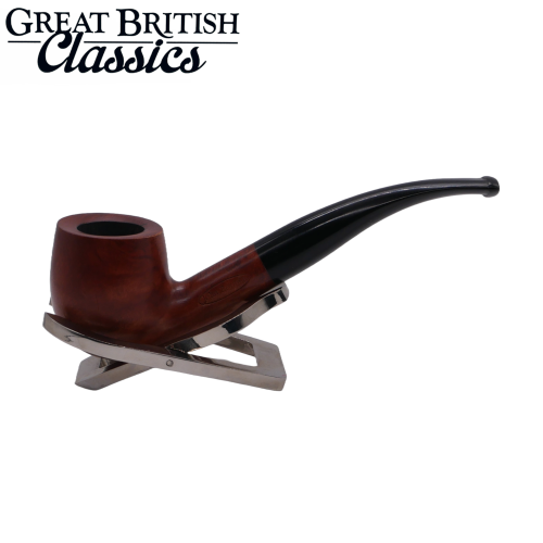 Great British Classic Bent Pot Smooth Fishtail Pipe (GBC255)