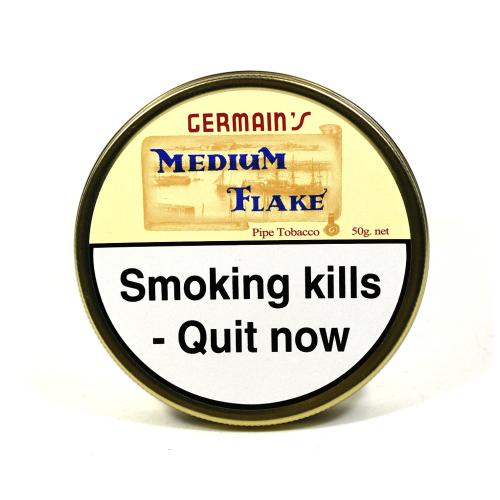 Germains Medium Flake Pipe Tobacco 50g Tin