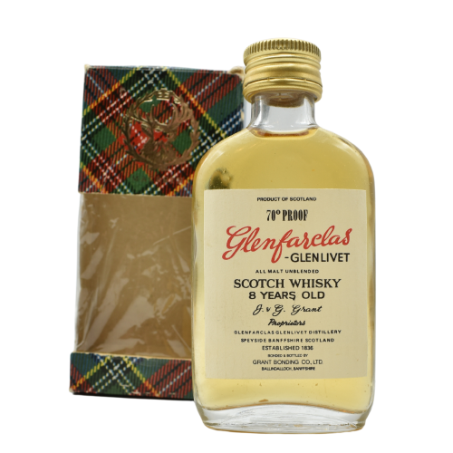 Glenfarclas Glenlivet Gordon & Macphail 8 Year Old Miniature - 70 Proof 5cl