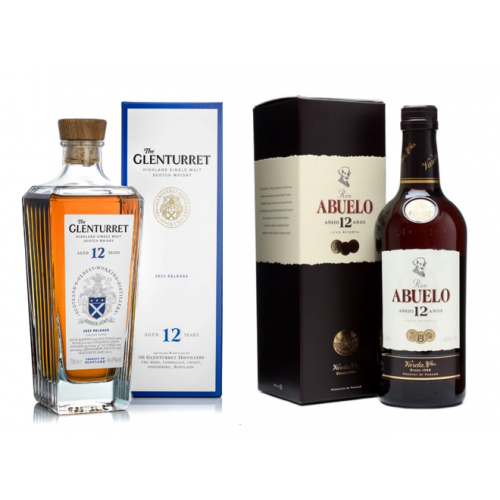 SPECIAL OFFER BUNDLE DEAL - Glenturret 12 Year Old 2023 Release & Ron Abuelo 12 Year Old Rum