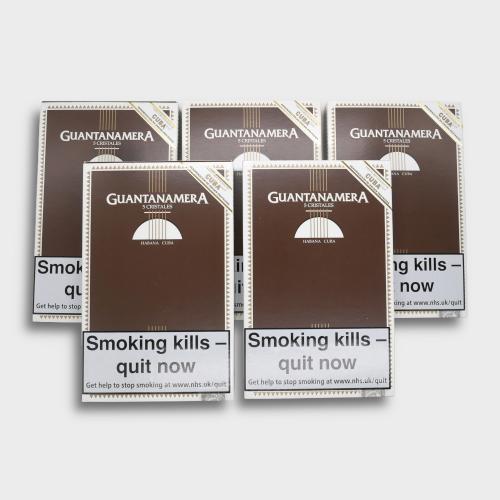 BLACK FRIDAY - Guantanamera Cristales Cigar - 5 Packs of 5 (25) Bundle