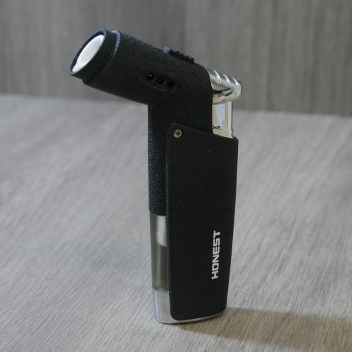 Honest Bagby Lighter - Black Crackle (HON36)