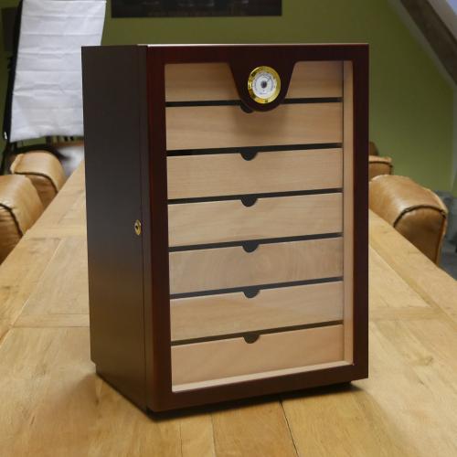 Cincinnati Matte Cherry Cabinet Humidor - up to 200 Cigar Capacity