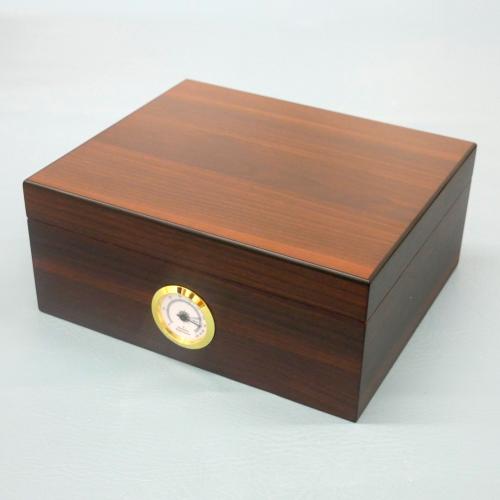 Sikarlan Walnut Humidor - 50 Cigar Capacity