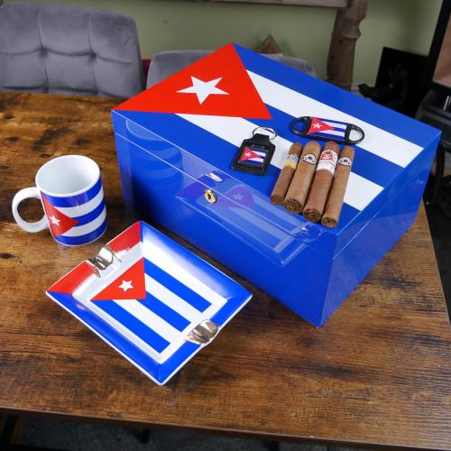 A Taste of Cuba Compendium Sampler - Cuba Themed Humidor & Accessories