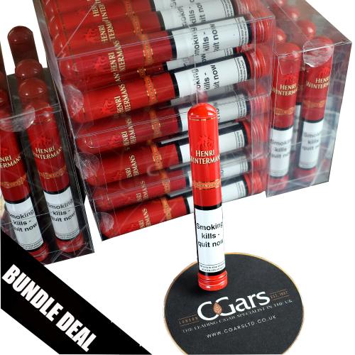 Henri Wintermans Tubed Coronas Deluxe Sumatra Cigar - 5 Packs of 10 (50) Bundle Deal