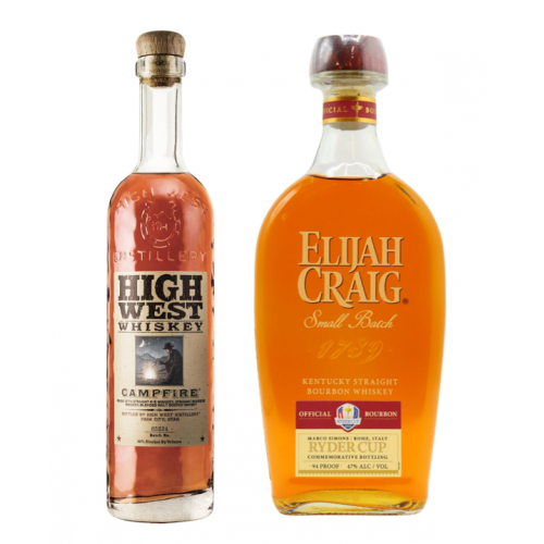 SPECIAL OFFER BUNDLE DEAL - High West Whisky Campfire & Elijah Craig Small Batch Ryder Cup Edition
