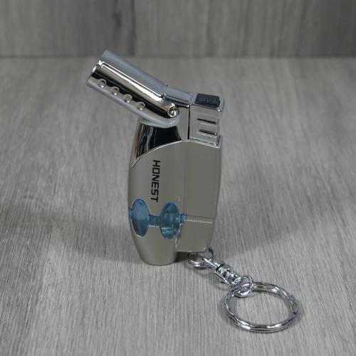 Honest Beauly Jet Flame Cigar Lighter - Chrome (HON80)