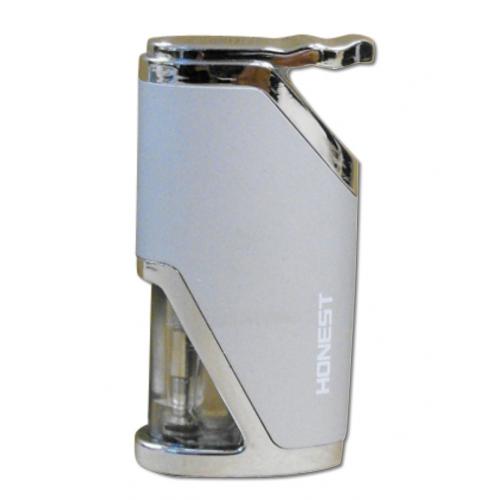 Honest Calder Turbo Jet Lighter - Satin Chrome - End of Line