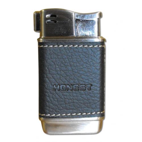 Honest Boyd Pipe Lighter - Black Leather (HON02)