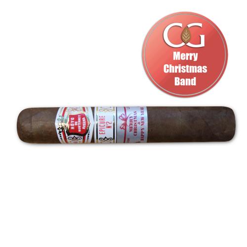 Hoyo de Monterrey Epicure No. 2 Cigar - 1 Single (Merry Christmas Band)