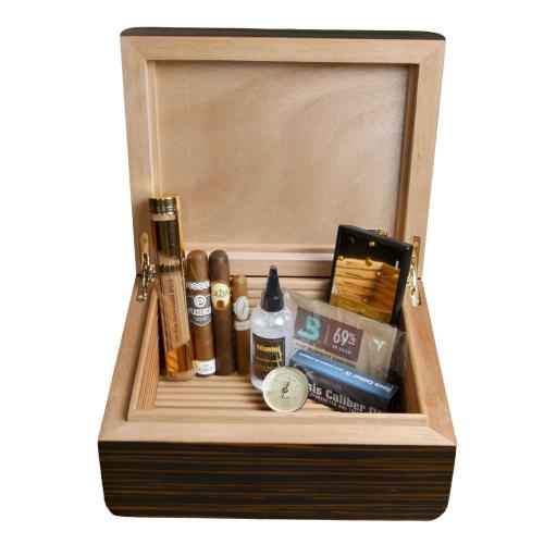 Humidor Favourites Compendium Sampler - 3 Cigars, Humidor and Accessories